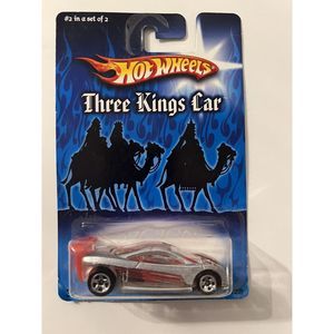 2007 Hot Wheels Exclusive Three Kings Car 2/2 HW PROTOTYPE 12 Silver w/Chrome5Sp